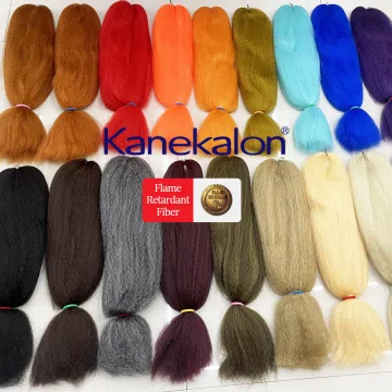 Professional Manufacturer of Flame-Resistant, Tangle-Free Synthetic Kanekalon Tiara II Natural Smooth Jumbo Braiding Hair