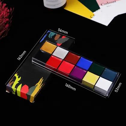 Custom Wholesale Vegan Waterproof Face Painting Supplies - Logo-Free Private Label