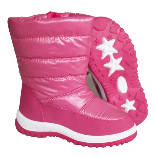 Customized Warm Winter Snow Boots for Kids - Slip Resistant Cold Weather Shoes