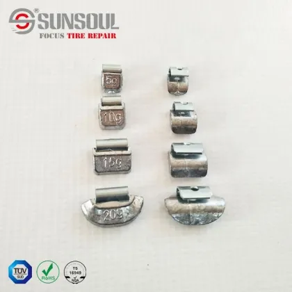 Lead Clips for Steel Wheel Rim Balancing Weights - Gram Specifications