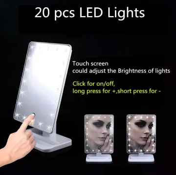 YL-MI01 LED Touch screen make up beauty salon use mirror