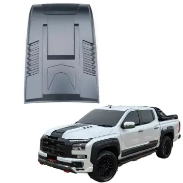 ABS Plastic Engine Hood Bonnet Scoop for Triton L200 MR MQ Strada 2023