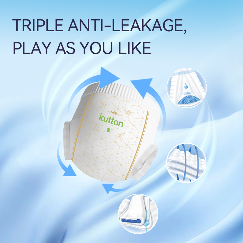 Super Absorbent Soft Baby Diapers with Pants