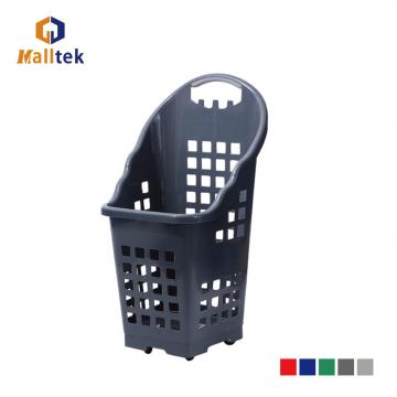 Basket per carrello per lo shopping in plastica di supermercato di grande capacità