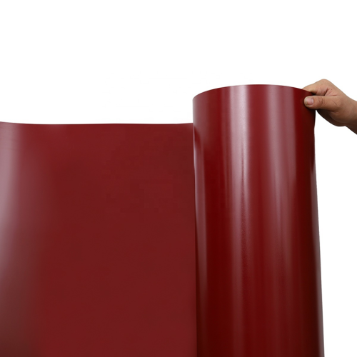 Color Pet Film High Gloss High Gloss Red Pet Film Laminated On MDF Manufactory