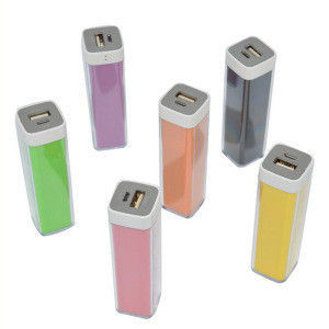 Universal 2000mah Rechargeable Mobile Power Bank 5v / 500ma With Customized Color