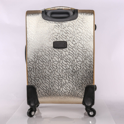 New fashionable PU  travel bag trolley