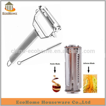 EC022AM 2 in 1 Stainless Steel julienne vegetable peeler,potato peeler