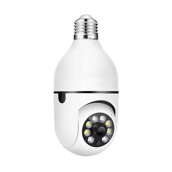 WiFi Wireless IP Camera Bulb Light - 1080P 2.0MP 360 Degree Panoramic Home Security Camera