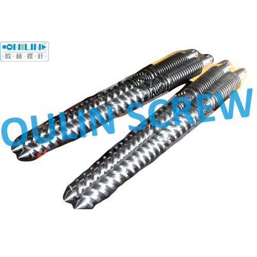 55/110, 55/120 Twin Conical Screw and Barrel
