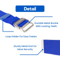 Senior Blue Metal Buckle Gait Belt