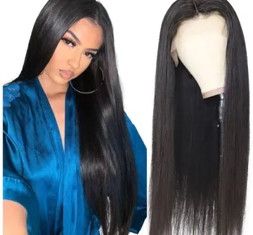 Drop Shipping Transparent 360 Pre Plucked Lace Frontal Wig,Half Lace Frontal Wig Human Hair,Straight 13X6 Hd Frontal Wig