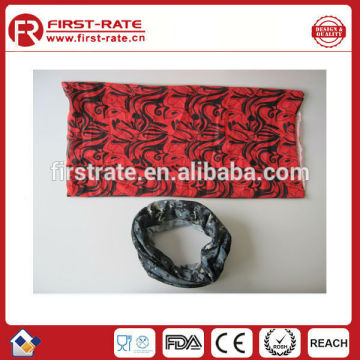 100% polyester accept custom design wholesale islamic tube scarf seamless magic print bandana