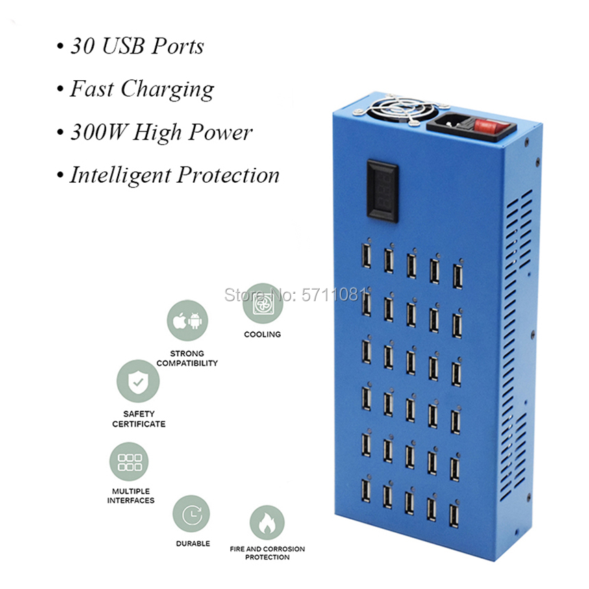 Estação de carregamento USB carregador USB 40 portas