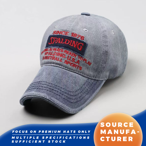 Topi Baseball Dua Warna yang Dicuci Spalding 1876