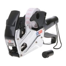 MX-H813 A-line 8 Digits Price Tag Gun Labeler Tag Labeller Label Paper For Retail Store Pricing Tag Display Tool + Ink Roller