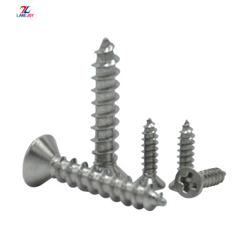 Stainless Steel Countersunk Self-Tapping Flat Head Screws