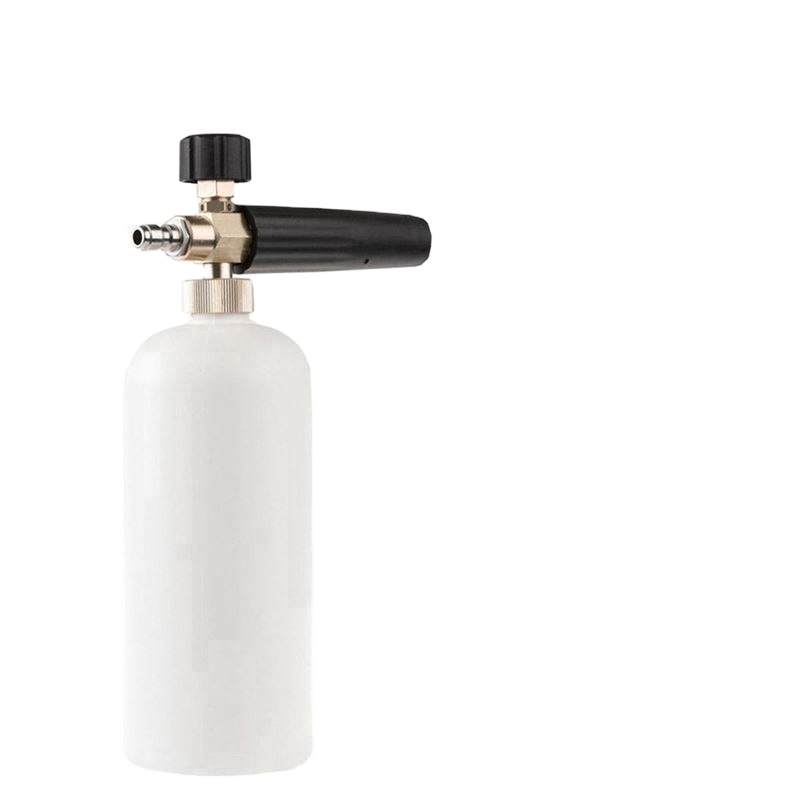 Bouteille à bouteille haute pression Pièces de lance-lance en mousse avec bouteille de laveuse de voiture en plastique / lance de mousse Nettoyage intérieur