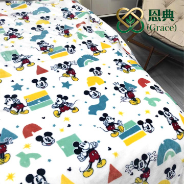 Cobertor de flanela Mickey aconchegante e confortável