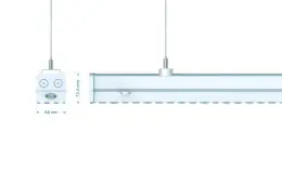 1.5M 70W DALI Dimmable Linear Hypermarket Light Fixtures