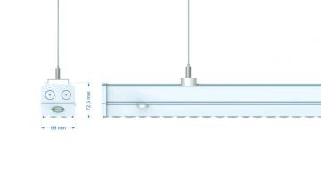 1.5M 70W DALI Dimmable Linear Hypermarket Light Fixtures
