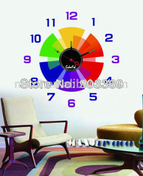 Factory cheap metal clock hands wall clock small size for home decor