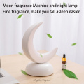 Portable led moon light scented oil aroma diffuser