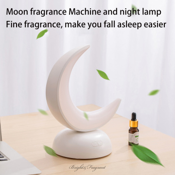 Portable led moon light scented oil aroma diffuser