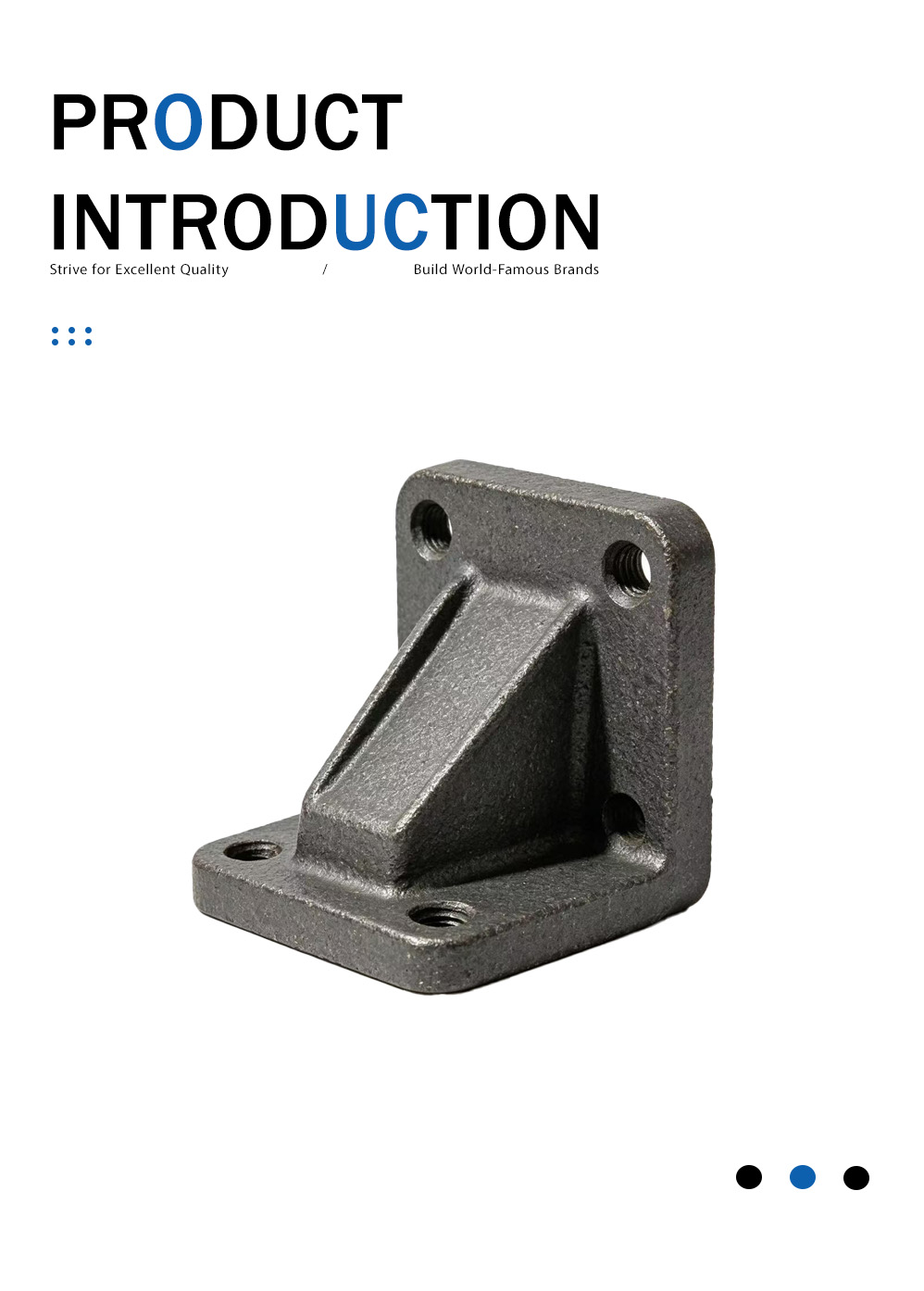 Gray Iron Mounting Angle Seat Casting