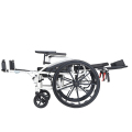 manuel en fauteuil roulant léger pliage inclinable allongé