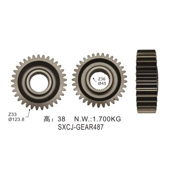 OEM3C081-41130 Autoteile-Getriebe für Kubota