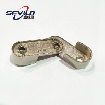 Zinc Alloy Wire Drawing Plated Hanging Rail for Wardrobe Support