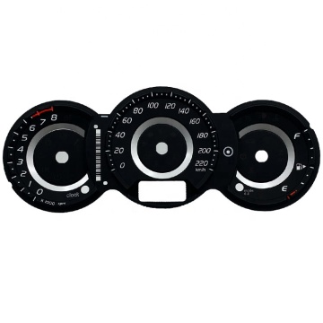 Custom Professional Auto Speedometer Faceplate Overlay