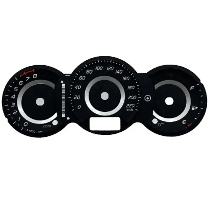 Custom Professional Auto Speedometer Faceplate Overlay