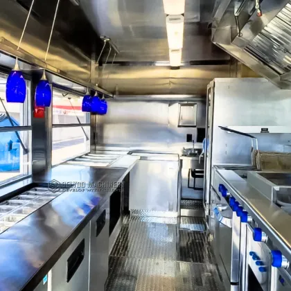 Cartoon Street Food: Ice Cream Cart and Hot Dog Stall Services