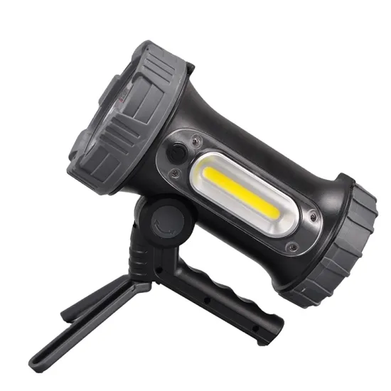 High Lumens Super Bright Rechargeable LED Searchlight for Fishing, Hiking, and Camping with Tripod