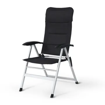 Lightweight Aluminum 7-Position Adjustable Mesh Folding Camping Chair