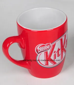 Red Kitkat Promotional Coffee Mug for Gift (CPBZ-4089)