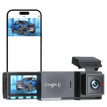 3 Channel Cabin View 4K Car DVR with WiFi and Night Vision
