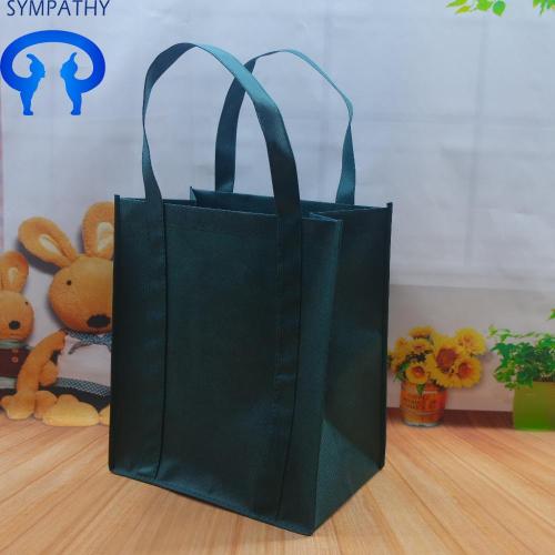 Green bag shopping bag advertising gift bag