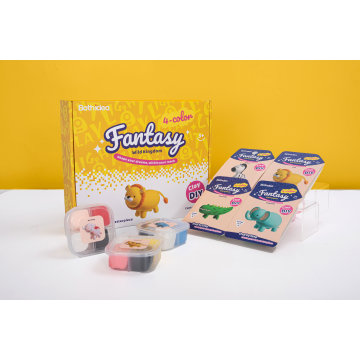 Los juguetes de juego de barro de color preferido no son tóxicos