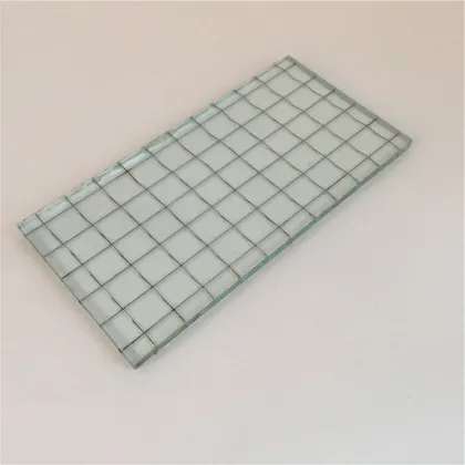 6mm Safety Fireproof Clear Wired Glass for Doors