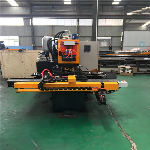 CNC Steel Plates Hydraulic Punching Marking Line