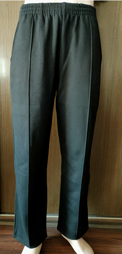 Solid Color Elastic Waist Men's Pants