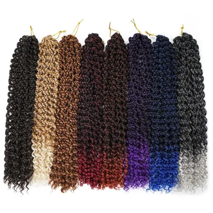 Passion Twist Hair Crochet Freetresses Hair Extension Synthetic Bulk Curl Hairstyle Free Tresses Hair Crochet braiding