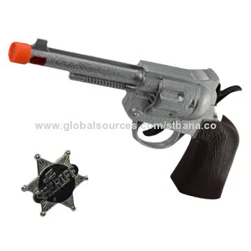 Western cowboy gun toys with light