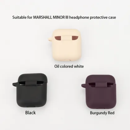 Silicone Earphone Case Cover for Marshall MINOR III and TWS Wireless Earbuds