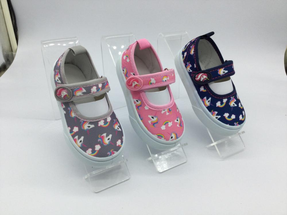 casual style toddler girl canvas shoe