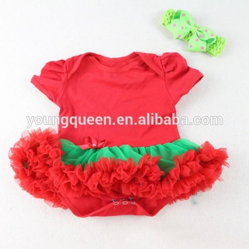 CL25 girls Christmas dress baby climbing clothes leotard Romper dress