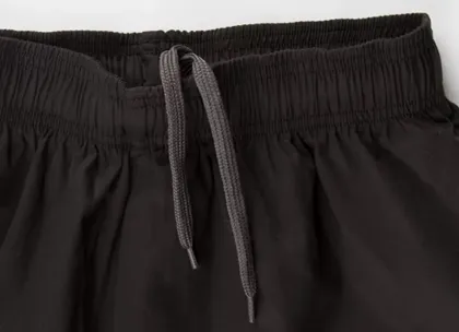 Cotton/poly chef pants black twill
